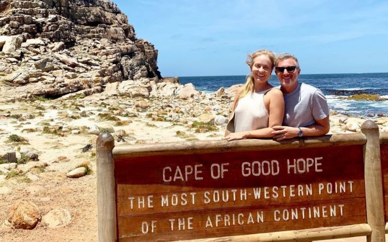 Angélica e Luciano Huck passam férias na África do Sul