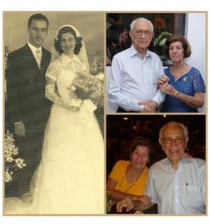 Dr. Hélio e Dona Maria Lopes comemoram 60 anos de casados