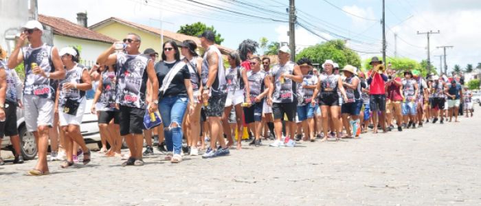 Pelo segundo ano, "Bloco do Vasco" desfila pelas ruas de Penedo